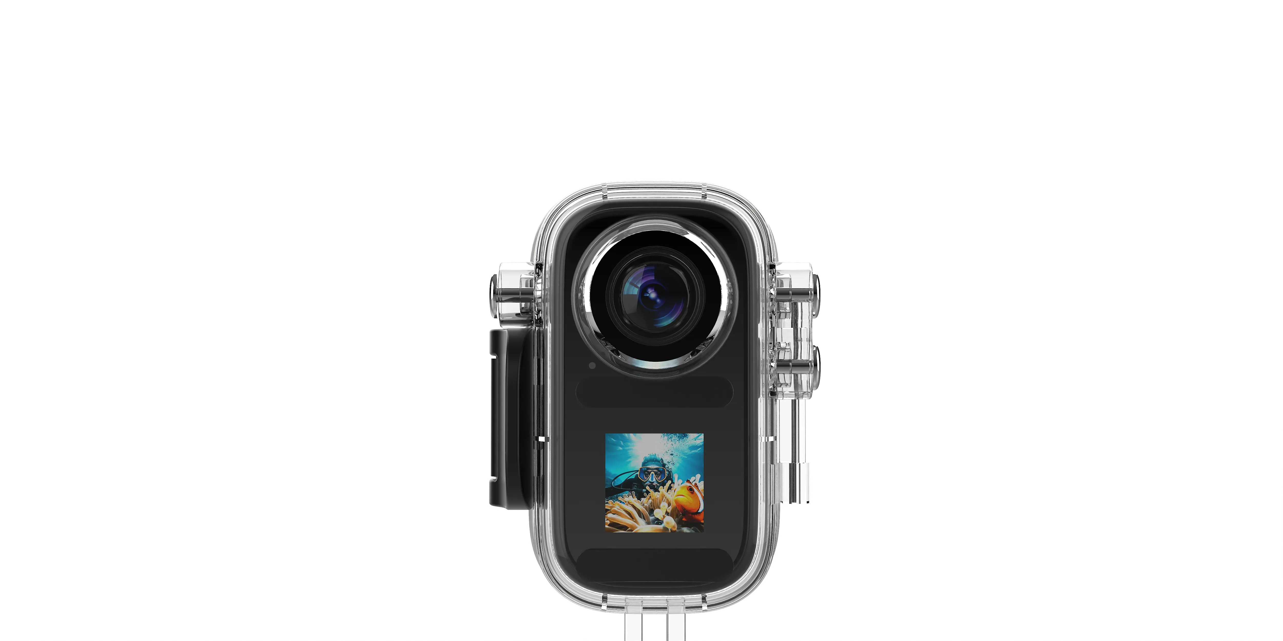 AC-18 action camera waterproof case with mount