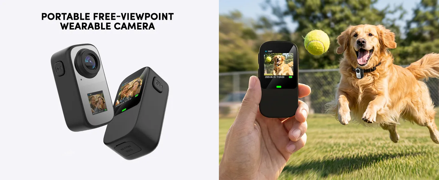 wireless digital camera with Type-C - AC-18 magnetic thumb camera for retail shelves