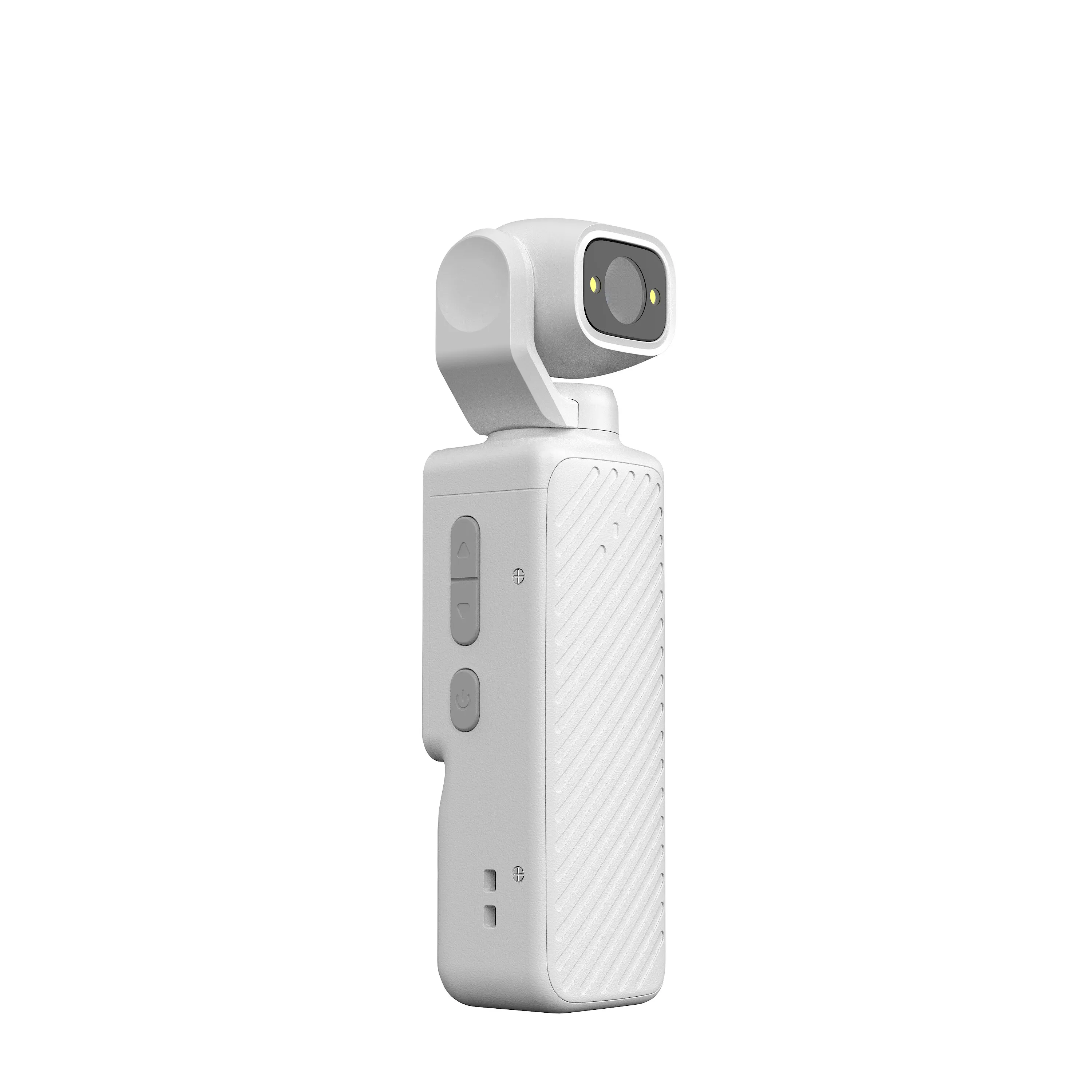 Pocket Gimbal Camera white — front left angle